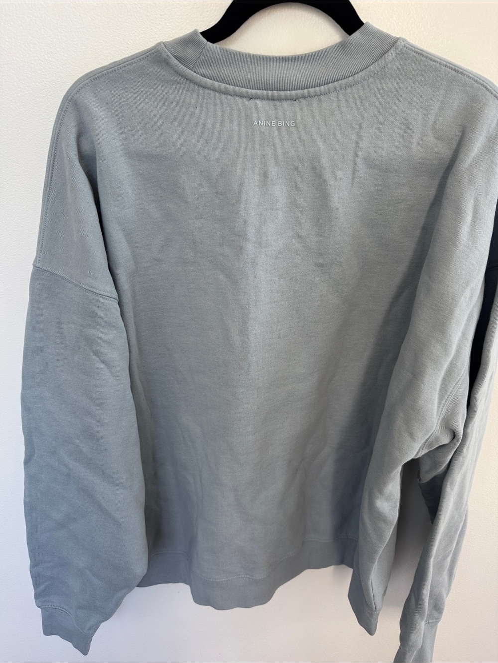 NWT Anine Bing Miles oversized cotton sweatshirt size Small - Picture 5 of 8